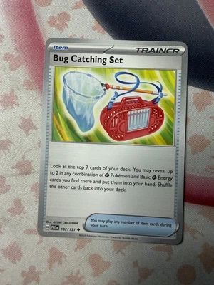 Bug Catching Set Uncommon SV: Prismatic Evolutions 102/131 NM English Pokemon Ca - Image 1 of 2