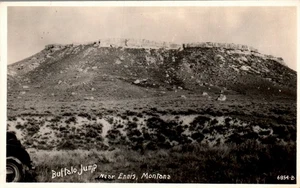 POSTCARD RPPC BUFFALO JUMP NEAR ENNIS MONTANA - Picture 1 of 2