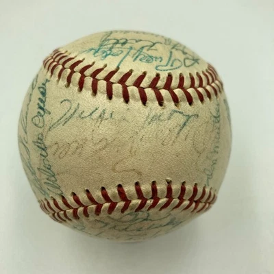 1958 San Francisco Giants Team Signed NL Baseball Willie Mays JSA COA - Image 1 of 4