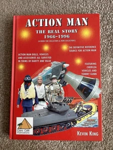 Action Man Hardback Book The Real Story by Kevin King - 1st Edition 1966-1996 - Picture 1 of 7