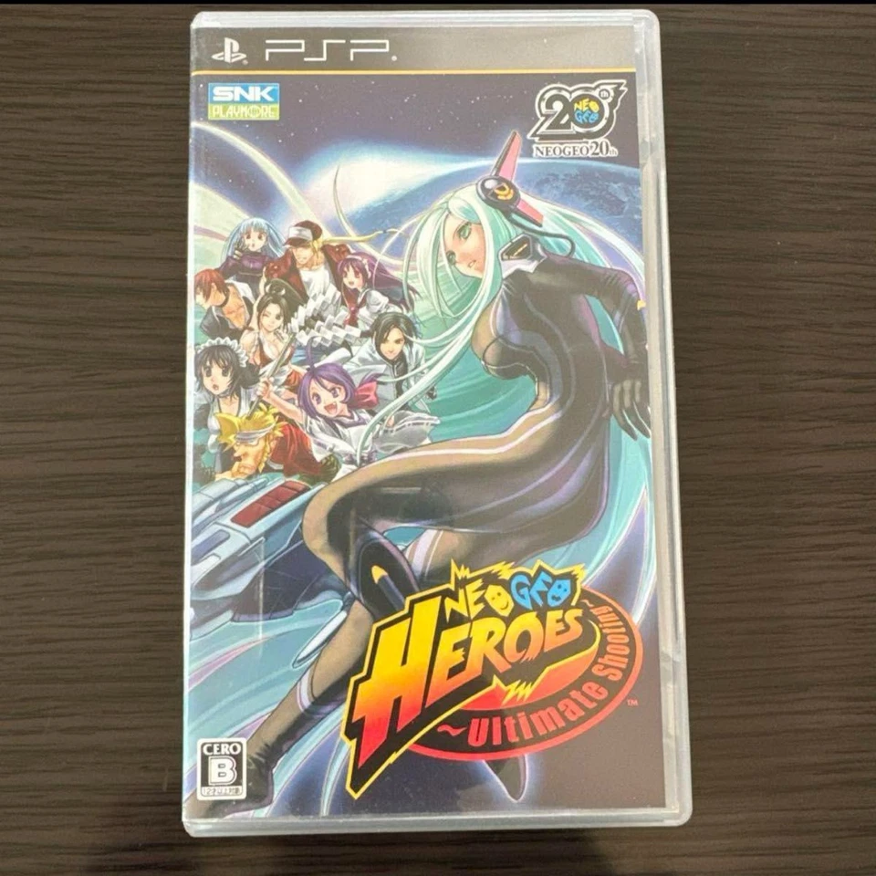 NeoGeo Heroes Ultimate Shooting PSP SNK Playmore CERO B Japan 2010 - Image 1 of 4
