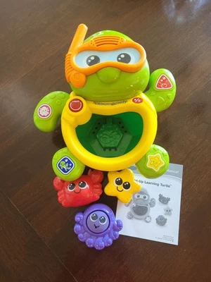 VTech Light-Up Learning Turtle Bath Toy - Image 1 of 4