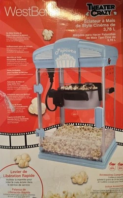 West Bend Stir Crazy Movie Theater Popcorn Popper, Gourmet Popcorn Maker NEW  - Image 1 of 3