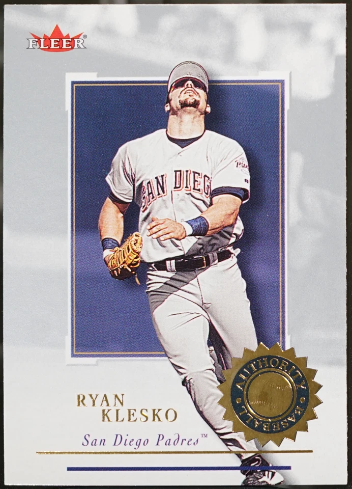 2001 Fleer Authority Baseball Ryan Klesko #12 NM - Image 1 of 1