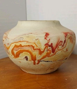 Nemadji Ceramic Indian Red Art Pottery Native Vase Moose Lake - Picture 1 of 20