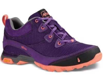 Zapatos de senderismo Ahnu Sugarpine Air Mesh para mujer US7 Vibram ciruela púrpura cómodos Foto 1 de 4
