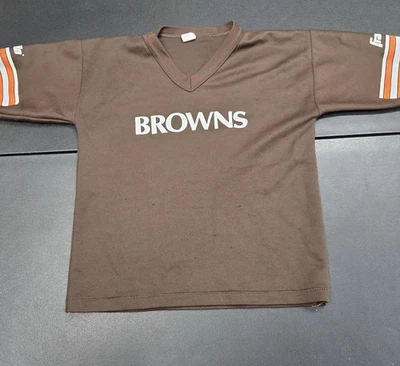 Винтажная футболка Cleveland Browns для мальчиков средний размер Franklin молодежная детская для малышей 90-е - Изображение 1 из 4