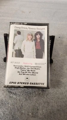 Vintage 1978 Cheap Trick Heaven Tonight Epic Records Stereo Cassette Tape Foto 1 de 4