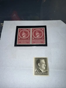 Third Reich German Stamps Of Adolf Hitler. - Picture 1 of 1