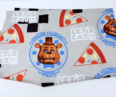 Rare Five Nights At Freddy's FNAF Full Flat Bed Sheet Franco Manufacturing - Image 1 of 2