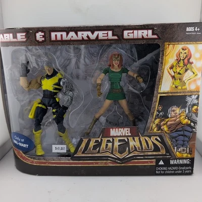 Hasbro Marvel Legends 2007 Cable & Marvel Girl 6"" conjunto de figuras Foto 1 de 4
