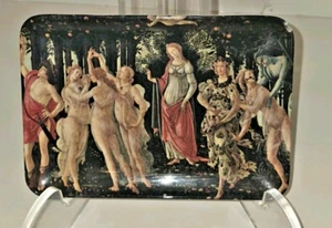  Mebel Italian Renaissance Melamine Tray Italy 4" x 6" - Picture 1 of 7