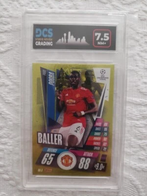2020-21 Topps Match Attax UCL Extra Baller Paul Pogba #BA3 CSG 9 Mint - Image 1 of 2