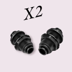 2X 12mm John Guest, Push-On, Bulkhead/Watertank Camper Trailer, Caravan & RV - Picture 1 of 4