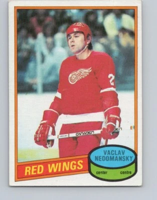 VINTAGE HOCKEY CARD OPC 1980 DETROIT RED WINGS VACLAV NEDOMANSKY  NO20 - Image 1 of 2