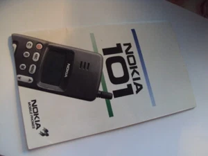 ORIGINAL NOKIA 101 THX-6Y BRICK PHONE MANUAL - Afbeelding 1 van 5