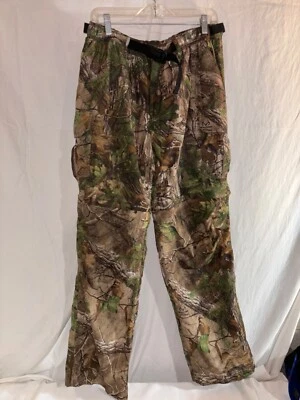 Gander Mountain RealTree Lightweight Convertible Camo Hunting Cargo Pants L Bow - Image 1 of 3