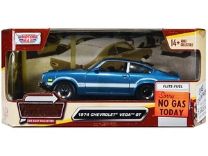 1974 Chevrolet Vega GT Blue Metallic with White Stripes "Forgotten Classics" Ser - Picture 1 of 1