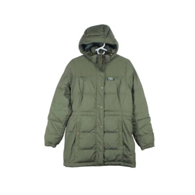 LL Bean Women's Kelp Green Polyester Mountain Classic Down Hooded Parka Size XS - Image 1 of 4