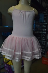 Vestido tutú camisola con ribete de cinta Pink Bloch - CL8020 - Edad 8-10 - Imagen 1 de 2