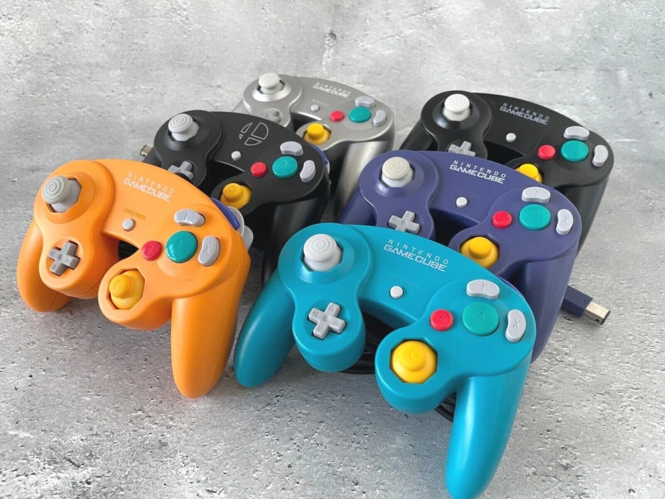 Lot 2 Official Nintendo GameCube Controller Pad GC Switch Wii DOL-003 Japan Game - Image 1 of 1