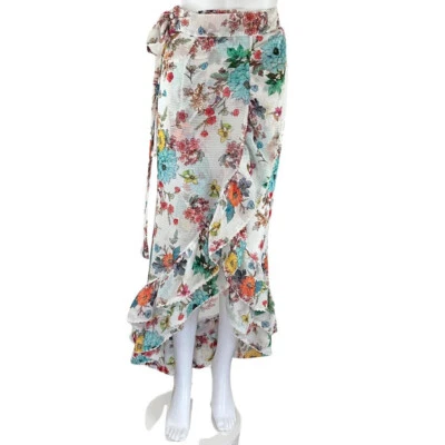 Pilyq Women's Wild Flower Kiki Skirt Cover-Up Multicolor Sz M - Image 1 of 4