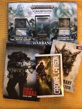 Warhammer Champions Trading Card Game Warband & Books Small Joblot Collection