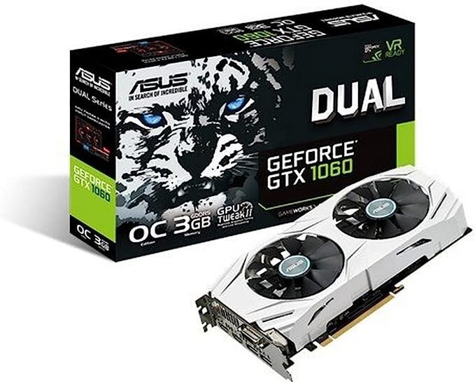 グラフィックボード・グラボ・ビデオカード GTX 1060 6gb unit only (LAST PRICE) GTX 1060 6GB GDDR5 192bit Gaming Graphics Card Dual Fans