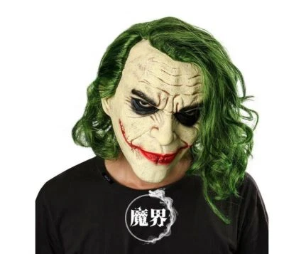 Joker Halloween Clown Mask Horror Cosplay Fancy Dress Party For Adult - Image 1 of 4