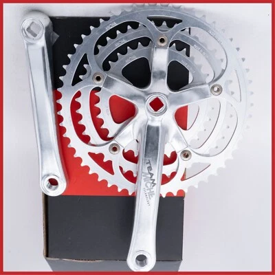 НОВАЯ ИЗ СТАРЫХ ЗАПАСОВ ТРОЙНАЯ ШАТУНА MICHE TEAM ВИНТАЖНАЯ ДОРОЖНАЯ СТАРАЯ КВАДРАТНАЯ КОНУСНОСТЬ 170 52 42 32 - Изображение 1 из 4