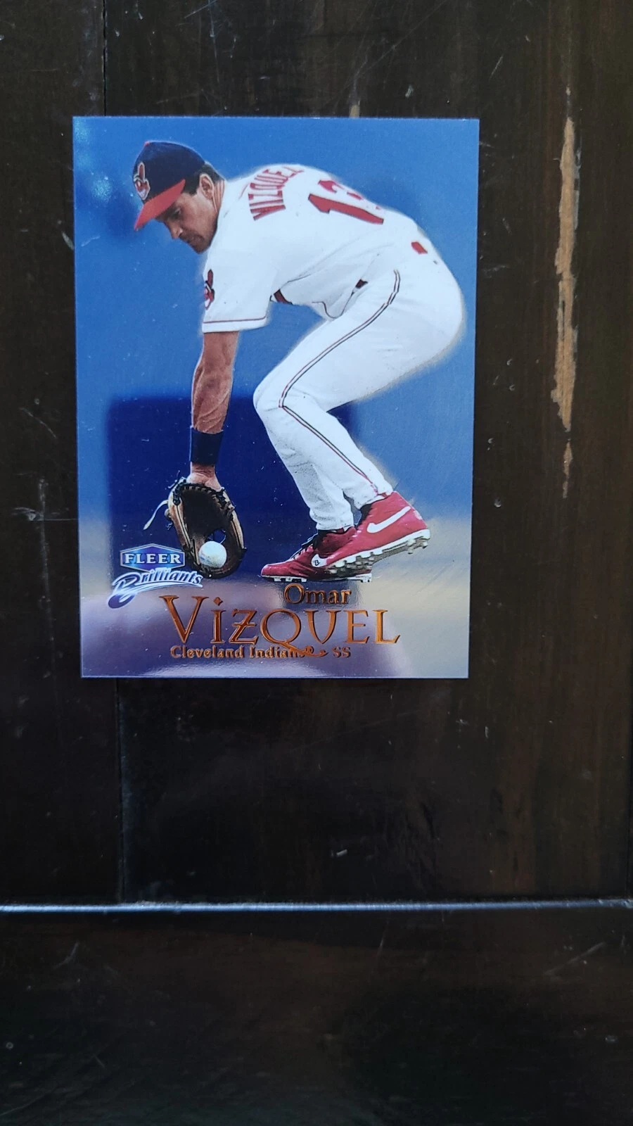 1999 FLEER BRILLIANTS BLUE OMAR VIZQUEL