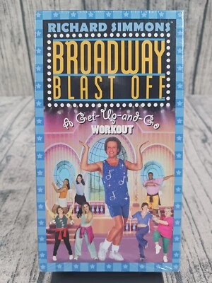 Richard Simmons - Broadway Blast Off (VHS, 2000, GoodTimes) Brand New / Sealed  - Image 1 of 2
