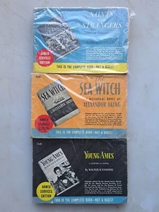 THREE Armed Services Paperbacks from WWII - Picture 1 of 3
