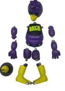 Five Nights At Freddys BLACKLIGHT Chicka 5,5" Figur lila 2016 *bad Joints* - Bild 1 von 7