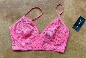 New Inc International Concepts Womens Lace Bralette, Foxy Pink, XX-Large