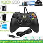 Xbox 360 Wired Game Controller Gamepad For Ms Xbox 360 Console Windows Hg