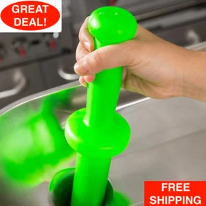 12" Plastic Meat Tamper Pusher Replacement Stomper Alternate w/ Comfortable Grip - Picture 1 of 12