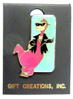 1992 enameled Flintstone's DINO enameled tack pin button Hanna Barbera MOC