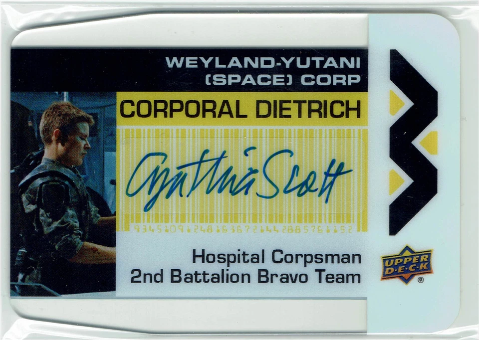 Aliens Movie 2018 Auto Corp Plexi Weyland-Yutani WY-CD Cynthia Scott as Dietrich - Image 1 of 1