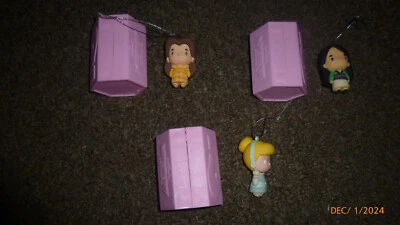 Hallmark Misterio Ornamento Princesa Disney Lote de Tres Cenicienta Bella Mulan!! Foto 1 de 2