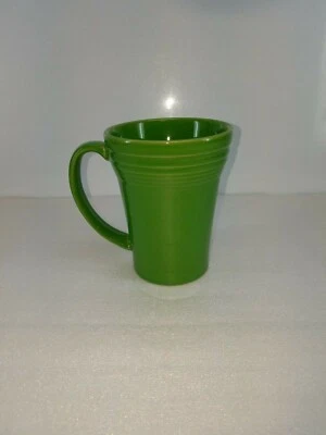 LATTE bistro MUG CUP shamrock green FIESTA WARE 18 OZ new