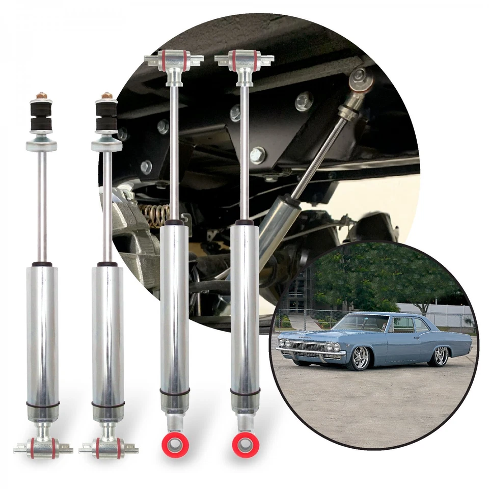 Amortiguadores de rendimiento delanteros y traseros Chevrolet Bel Air 1965-1981 Foto 1 de 4