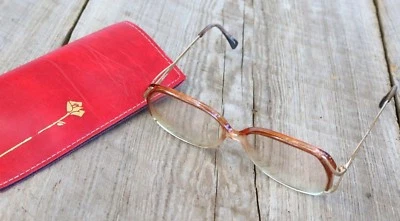 Marco de gafas transparente Indie clásico antiguo vintage Tura Retro Cool Box HQ Foto 1 de 4