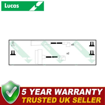 Lucas HT Ignition Leads Fits Alfa Romeo 164 1987-1998 2.0 LUC4601MF - Image 1 of 2