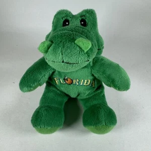 RGU Group Souvies Plush Florida Crocodile Alligator Green 8" 2016 Stuffed Beanie - Picture 1 of 11