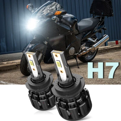 Faros LED HID de alta potencia H7 bombillas luces para Honda CBR1100XX 1997-2003 bombilla Foto 1 de 4