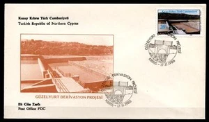 Projekt Kläranlage in Güzelyurt(Nordzypern). FDC. Türkisch Zypern 1986 - Bild 1 von 1