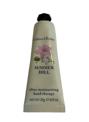 NEW & Sealed - Crabtree & Evelyn Summer Hill .9 oz Hand Therapy Lotion Travel Sz - Image 1 of 3