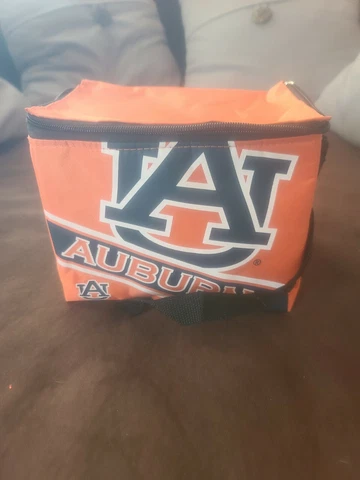 Forever Collectibles Auburn Tigers Insulated Lunch Box Cooler With Strap Cover