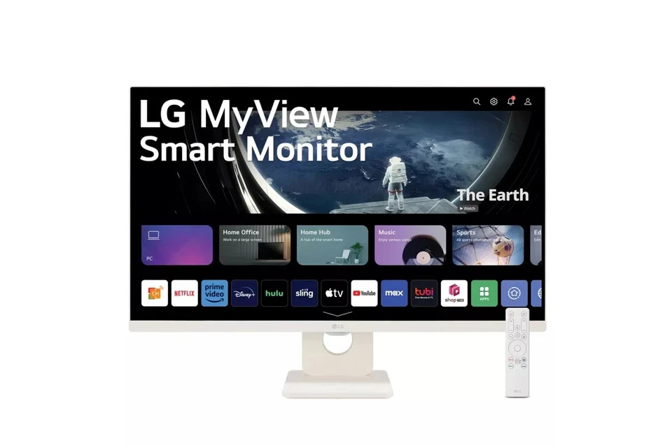 LG 27SR50F-W 27" FHD IPS LED Smart Monitor